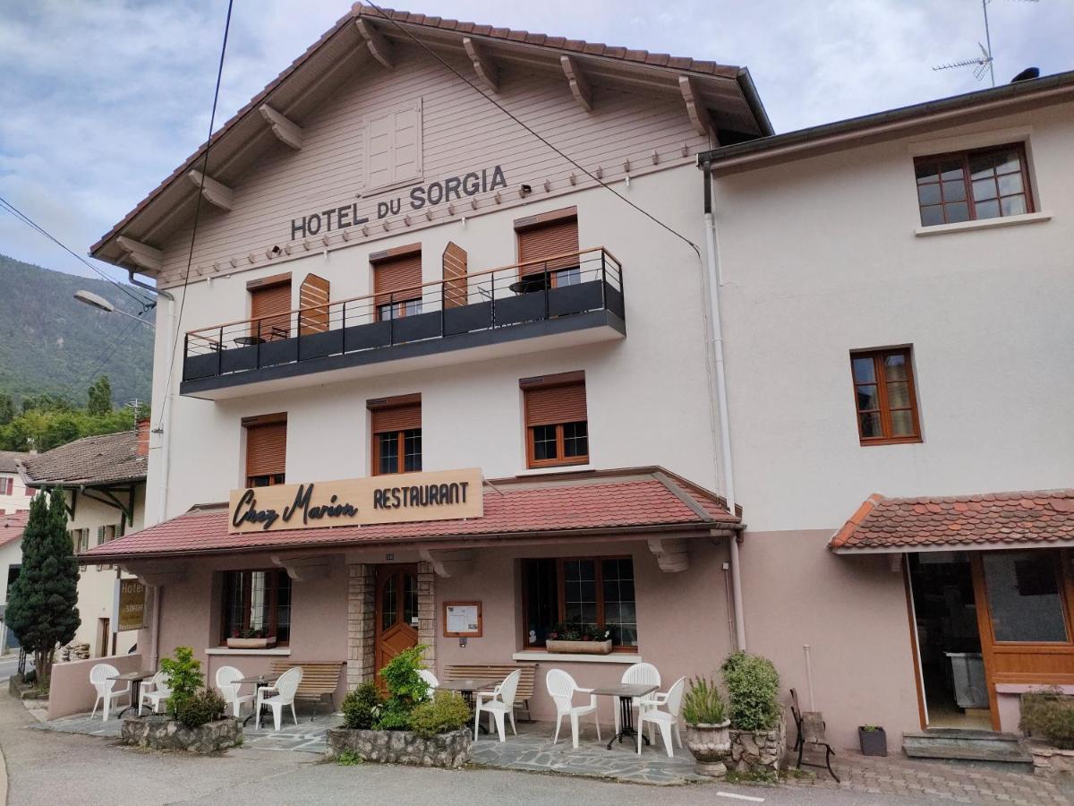 Hotel-Restaurant Le Sorgia ベルガルド・シュル・ヴァルスリーヌ エクステリア 写真