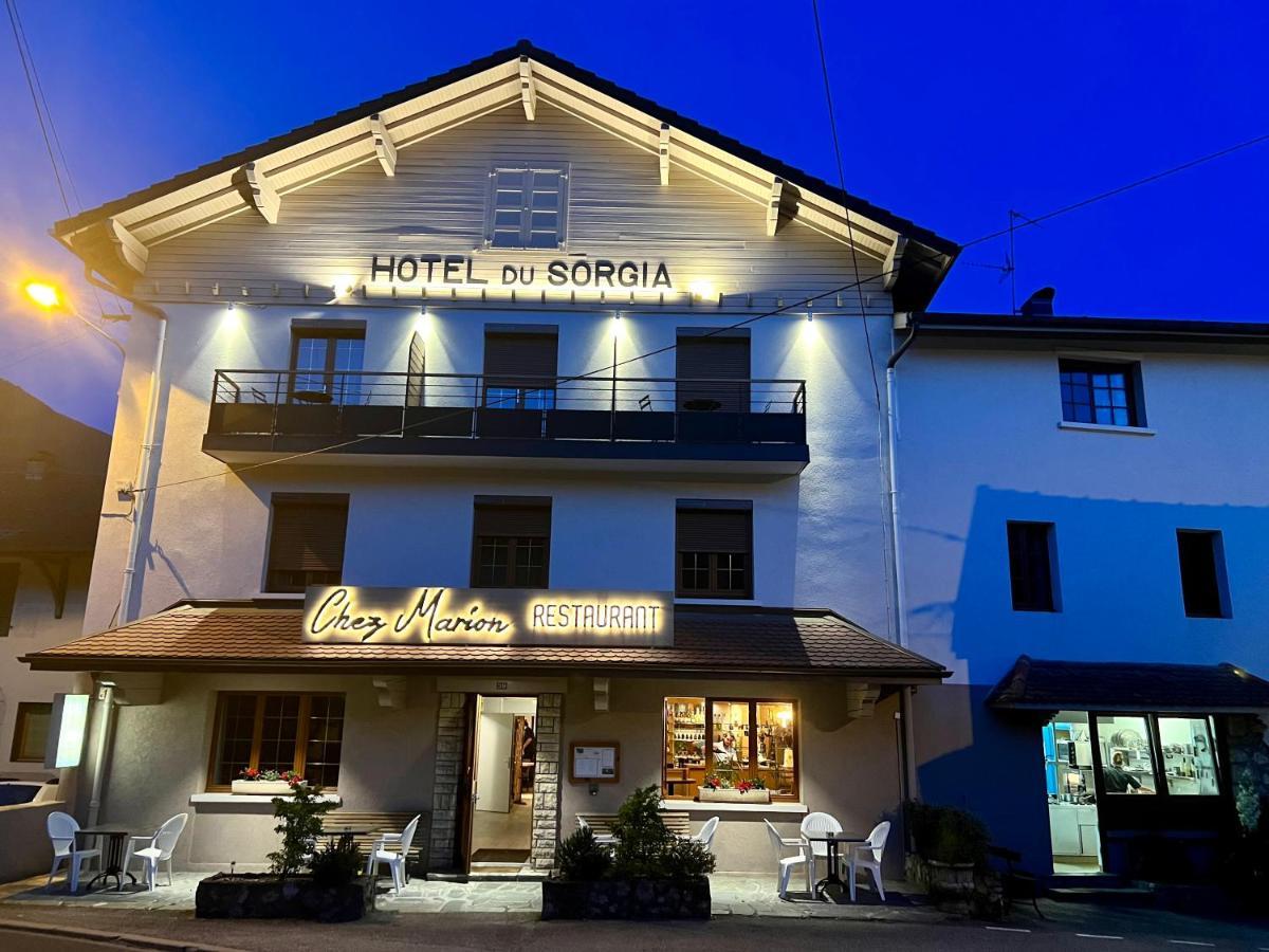 Hotel-Restaurant Le Sorgia ベルガルド・シュル・ヴァルスリーヌ エクステリア 写真
